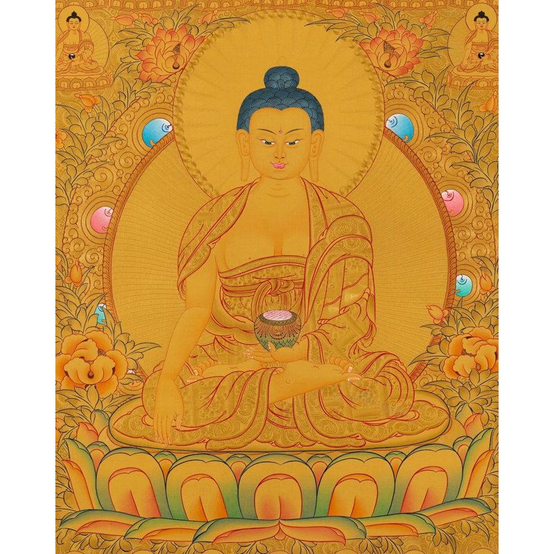 108 Bouddha Shakyamuni (Thangka sans brocart)