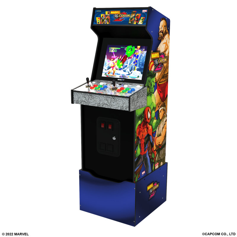 Arcade 1 Up 2 Player Plug-in Full Size Arcade Machine with 8 Games Included