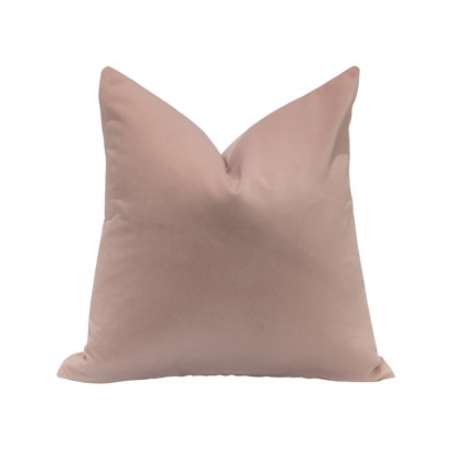 Accent Pillow In Wells Velvet Blush