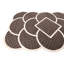 Tapis brun Juliana