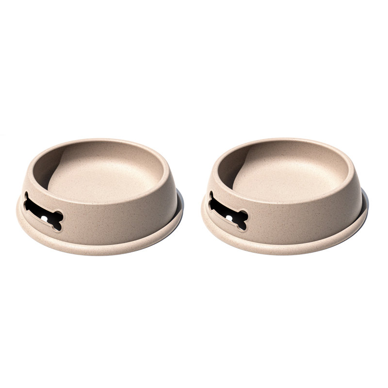 Bol pour animal de compagnie en mélamine, Beige