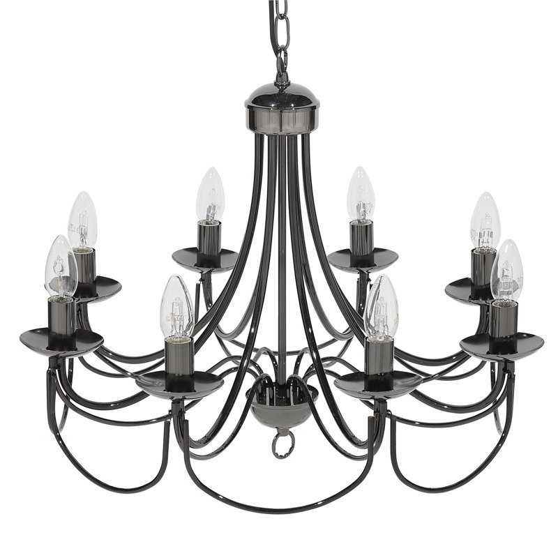 Abbottsmoor 8 - Light Candle Style Chandelier