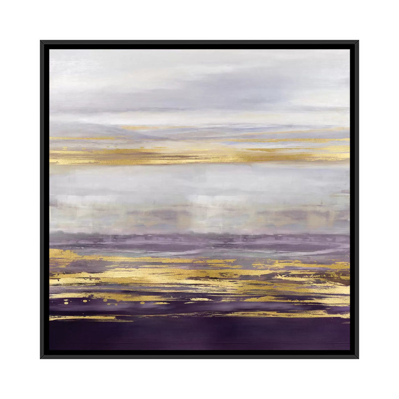 «Amethyst Reflections I» par Allie Corbin, reproduction sur toile tendue sur châssis, H 18 po x l 18 po x P 1,5 po