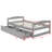 A Twin-Sized Platform Bed With Two Integrated Drawers-1510260812