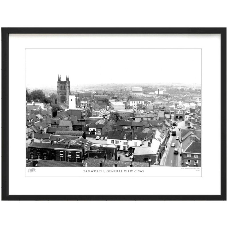 Tamworth, General View C1965 - Single Picture Frame Print, 45cm H x 60cm W x 2.3cm D