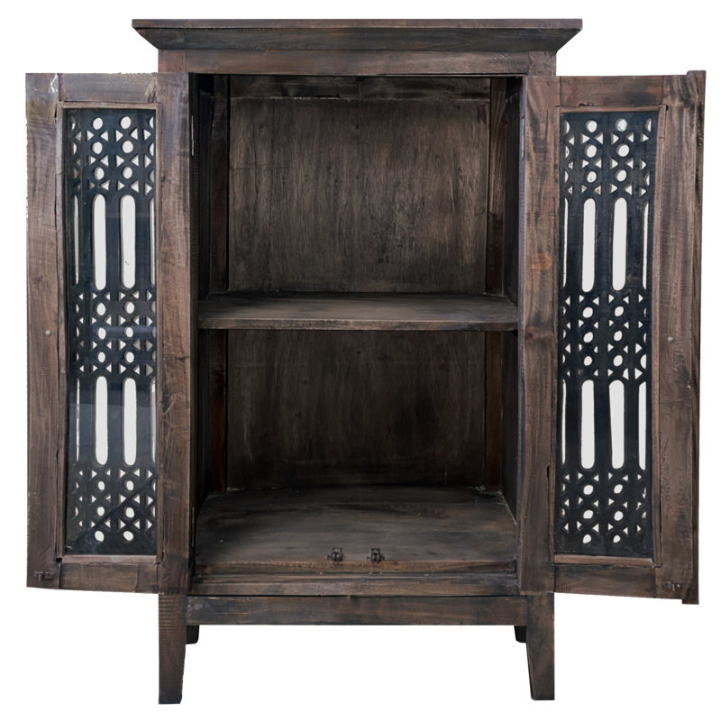 Nyles Solid Wood Accent Cabinet
