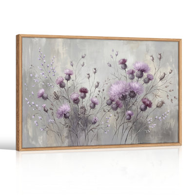 Art floral, art mural sur toile, ensemble de 1