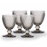 Villeroy & Boch Boston Colored Lead Free Crystal Goblet Set