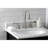 Kingston Brass Century Two-Handle 3-Hole Deck Mount Widespread Bathroom Faucet with Brass Pop-Up Drain-49413190