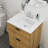 Go Peak Track 18'' Ceramic Rectangular Bathroom Sink with Overflow