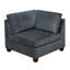 Spacieux canapé modulaire en chenille gris 6 pour le salon, avec coins en coin, fauteuils sans accoudoirs et canapés 6x 3x ultra doux, 2 x 1, luxe classique