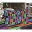 Multicolore drap-housse et coussin décoratif Ambesonne-106787752