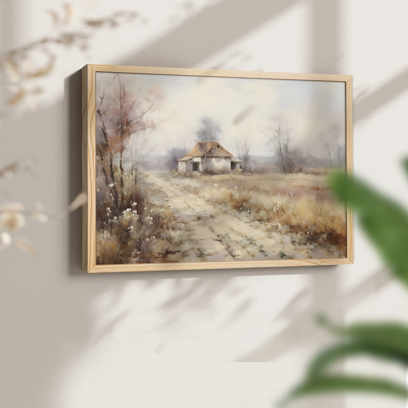 Paysages rétro-IDD-reproduction encadrée, Naturel, H 11 po x l 14 po