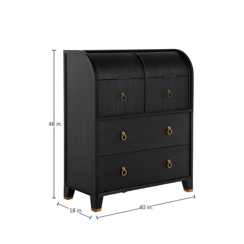 Maison 4 Drawer 40" W Chest