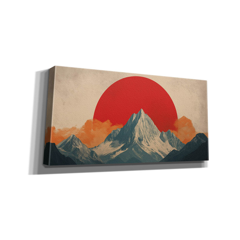 Toile épique Graffiti «The Summit» par Ann Klee, 24 po x 12 po