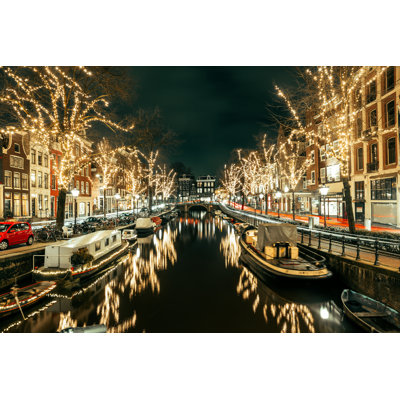 Calabresi " Amsterdam Canal At Night "