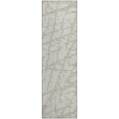Premium Machine Washable Prisco Ivory Rug