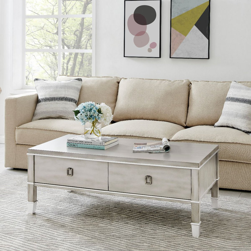Monique Solid Coffee Table with Storage