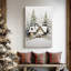 Silver Yule Promise - Toile tendue avec châssis de qualité supérieure-1825828812