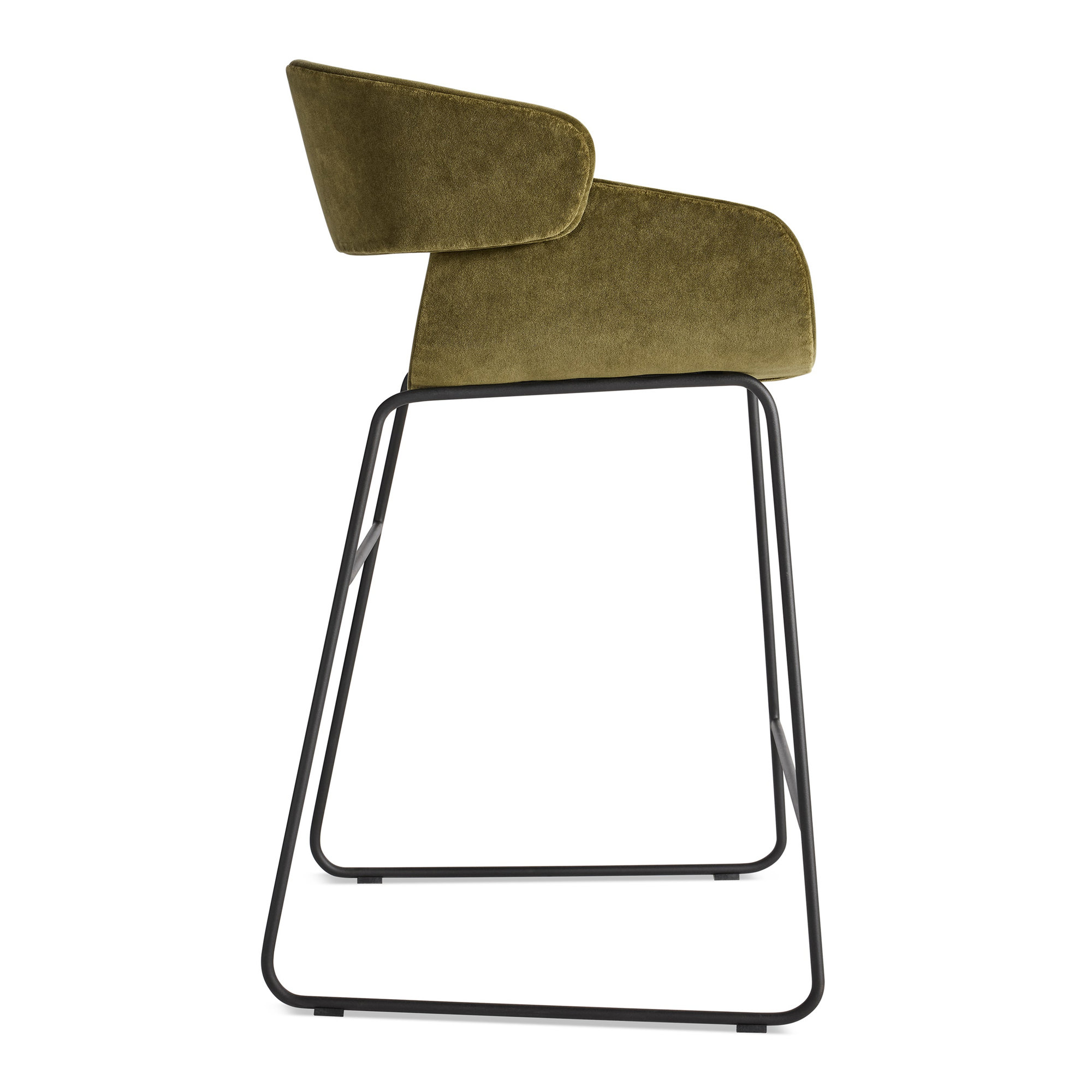 Racer Stool, Moss, Counter Stool (25" Seat Height)