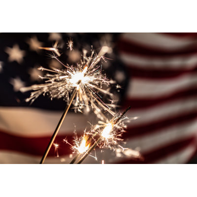 American Flag For Memorial Day - Wrapped Canvas Print