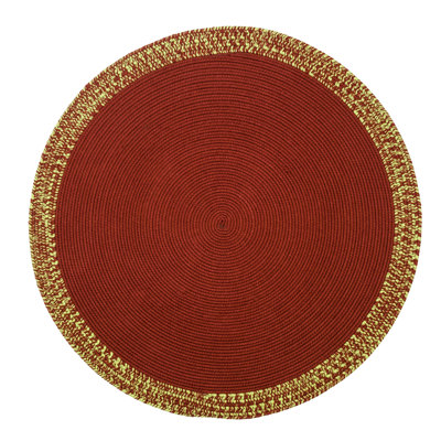 Blaju Holiday-Vibes Under Tree Reversible Round Rug - Border Vibe