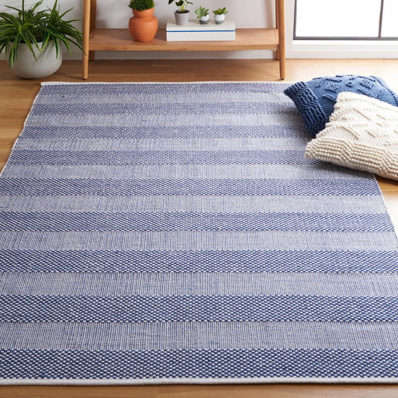 Tapis réversible en coton tissé à plat Bolebroke, Rectangle 4 pi x 6 pi