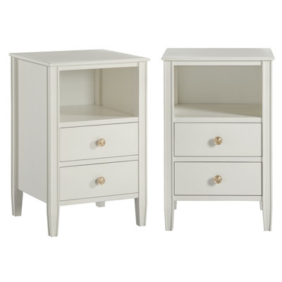 Ahouh 2-drawer Storage Nightstand - Set of 2