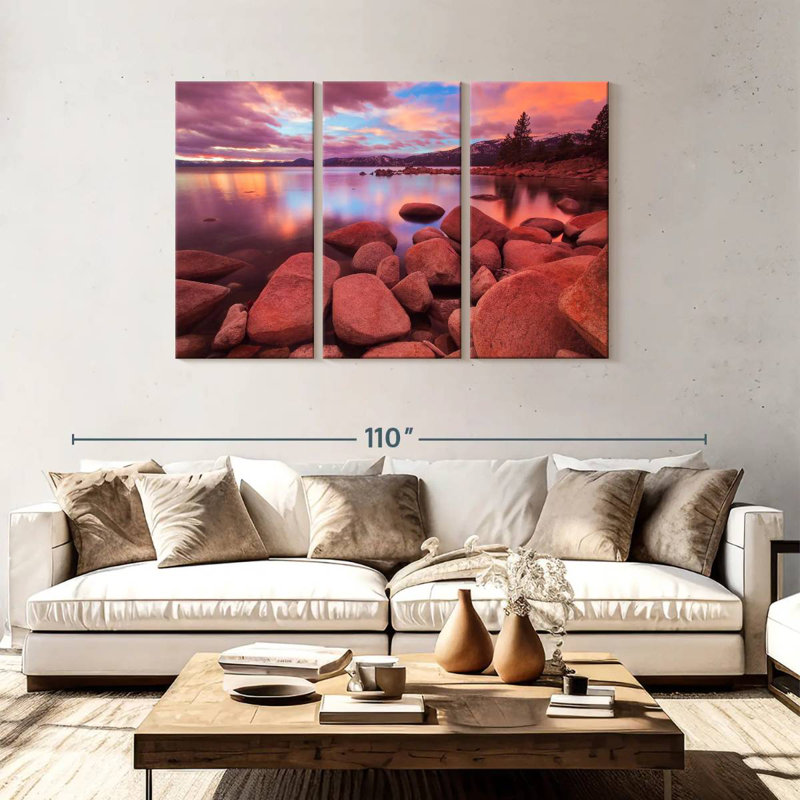 Alvord, teinte rose du lac Tahoe, H 48 po x l 74 po