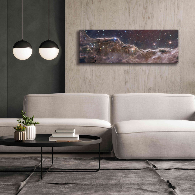 «Cosmic Cliff in the Carina Nebula» par la NASA, art mural sur toile, H 20 po x l 60 po x P 1,5 po