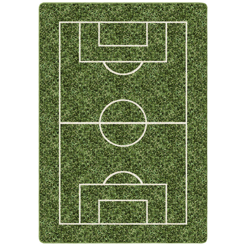 Buehler World Cup Novelty Area Rug, Rectangle 5'4" x 7'8"