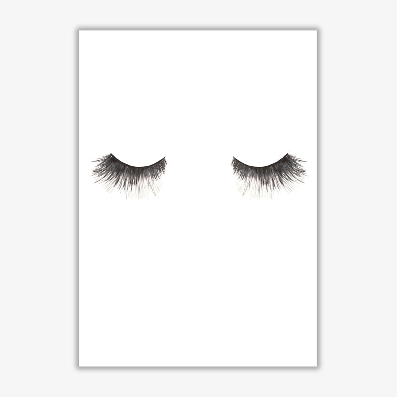 Eyelashes - Painting, No Frame, 85 cm H x 60 cm W x 1 cm D