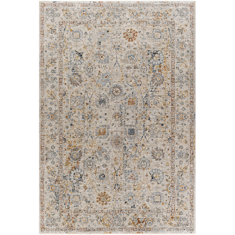 Oriental Indoor Rug, Rectangle 6'7" x 9'6"