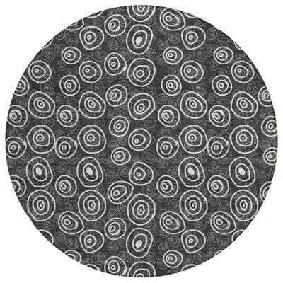 Washable Geometric Indoor / Outdoor Rug