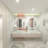 Aevar Simple & Modern Back LED Lighted Anti-fog Round Bathroom/Vanity Mirror-1967079515