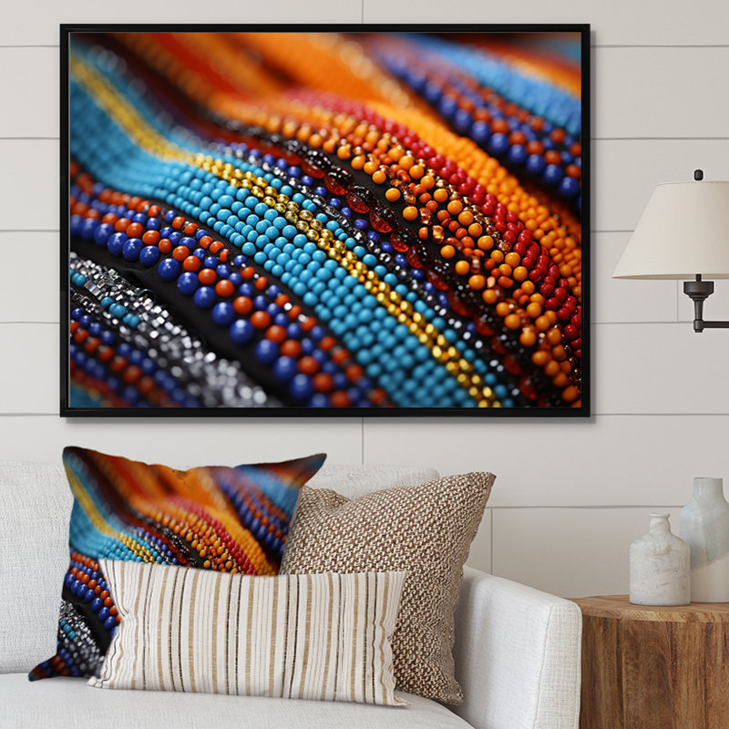 Tribus d'Afrique, perles de Samburi I - tribus d'Afrique, impressions sur toile, H 34 po x l 44 po x P 1,5 po