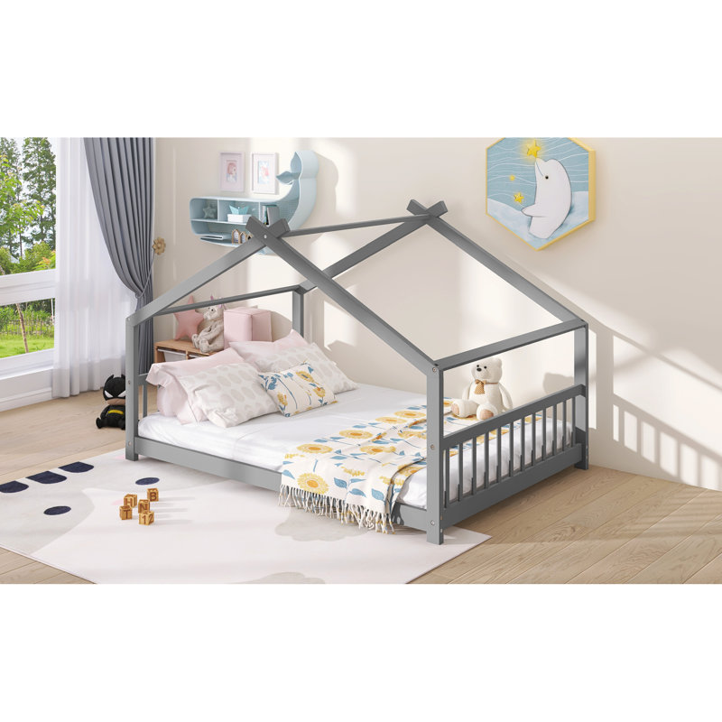 Lits en bois peu encombrants, conception moderne et robuste pour la famille
