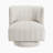 Ember 27.5" Modern & Contemporary Swivel Chair - Textured Swivel Chair Supportive Pocket Coil Seating, Elegant Channel Tufting-834566007