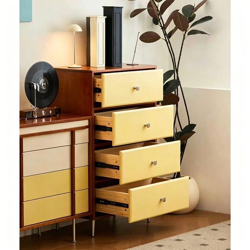 Commode d'appoint en acier inoxydable