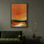 Coucher de soleil sur le coucher de soleil, impression sur toile, décor de tons chauds pour le salon ou la salle à manger-115240540-115240547-115240545