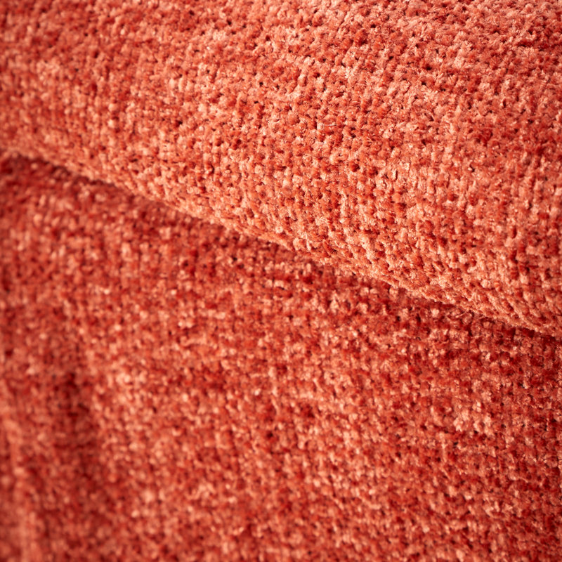 Wilson Plain Chenille Blanket Throw, Red