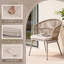Outdoor Round 4 - Person 43.3" Long Dining Set With Cushions