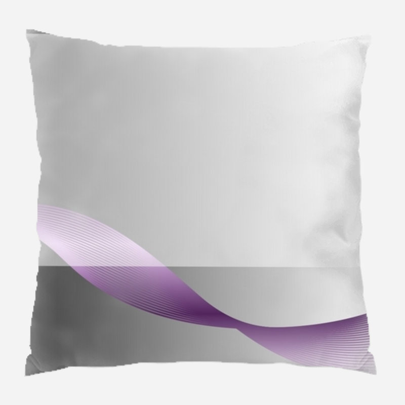 Banner Microsuede Reversible Throw Pillow