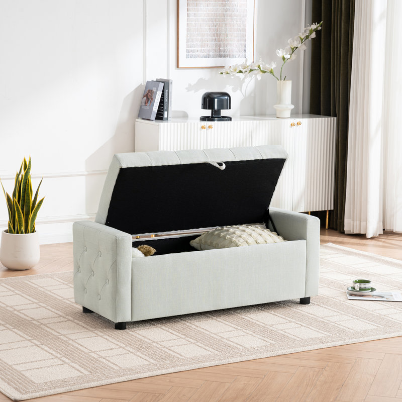 Banc de rangement abordable pour chaussures avec rangement à fermeture à glissière