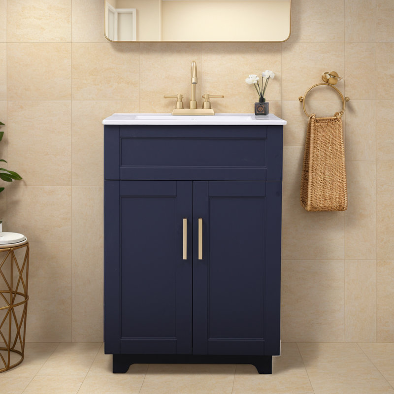 Ensemble de meuble-lavabo simple 24 po 24 po