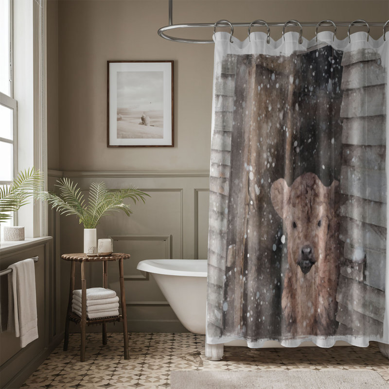 Eshton Shower Curtain, 74"H x 71"W