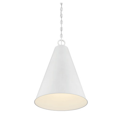 Luminaire suspendu conique à 1 lumière Grenadine