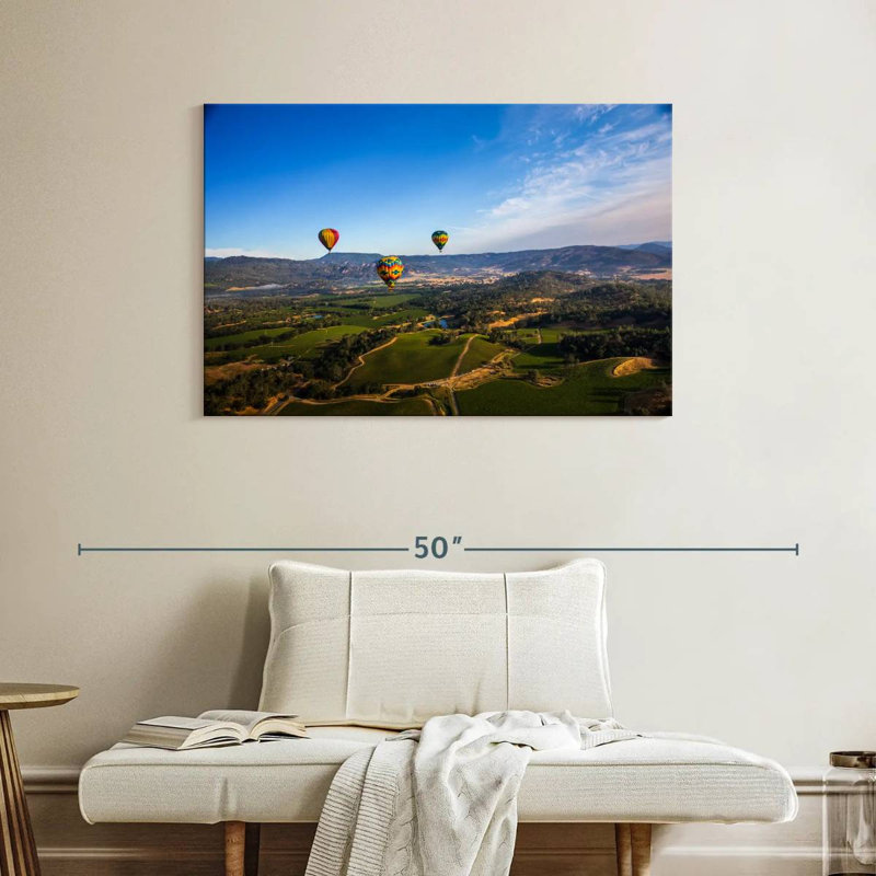 Montgolfières Alvord Napa Valley, H 26 po x l 39 po