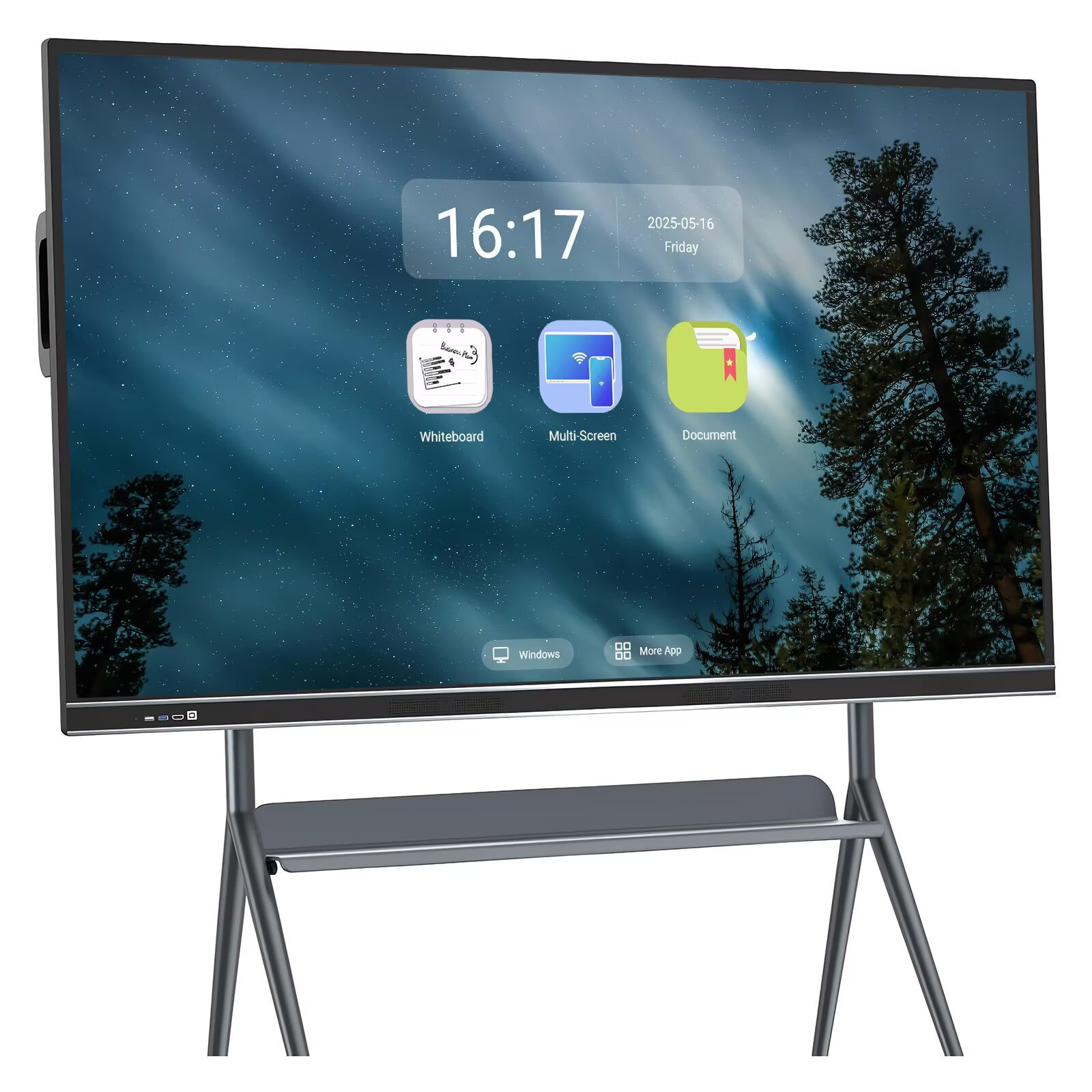 JYXCN 75 Inch 4K Smart Board, Touch Screen Digitald Electronic Calendar ...