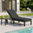 Black Cushion/Gray Frame